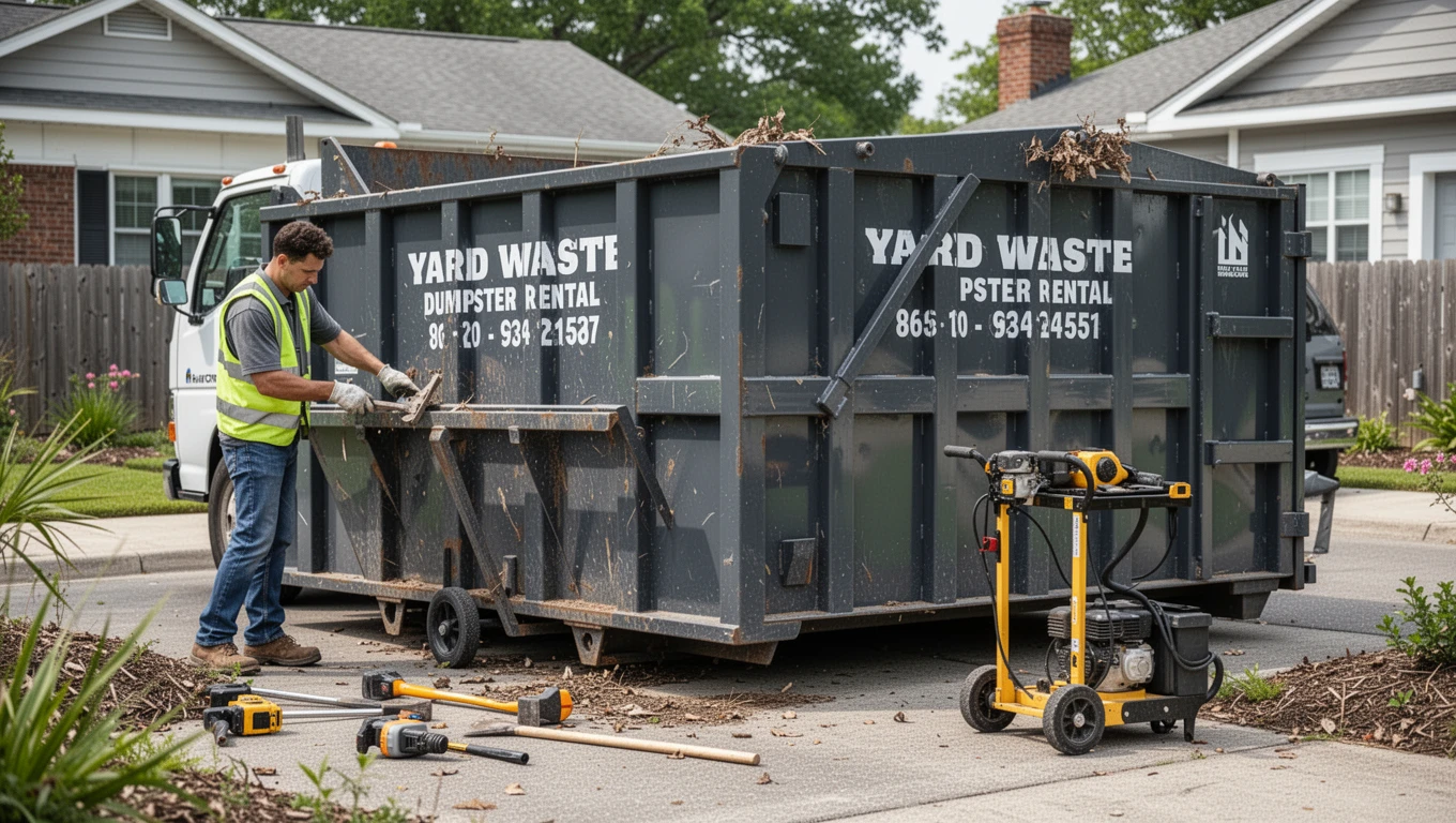 Yard Waste Dumpster Rental