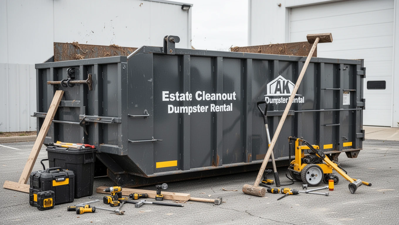 Estate Cleanout Dumpster Rental